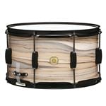 Tama Woodworks 8x14 Snare Drum Zebrawood Front View